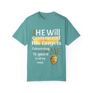 Psalm 91 Unisex Garment-Dyed T-shirt