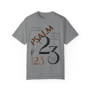 Psalm 23 Unisex Garment-Dyed T-shirt