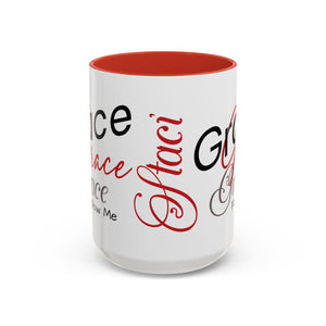 Grace, Grace, Grace Follow Me (Personalized) Coffee Mug (15oz)
