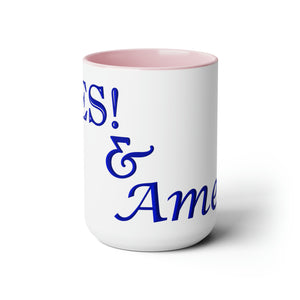 (Blue) Coffee Mugs, 15oz