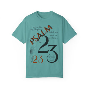 Psalm 23 Unisex Garment-Dyed T-shirt