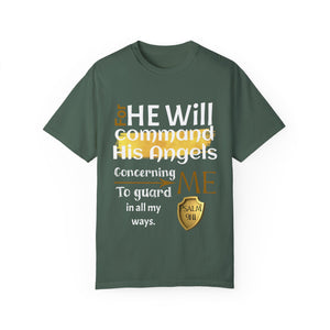 Psalm 91 Unisex Garment-Dyed T-shirt
