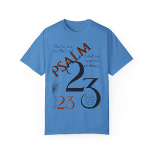 Psalm 23 Unisex Garment-Dyed T-shirt