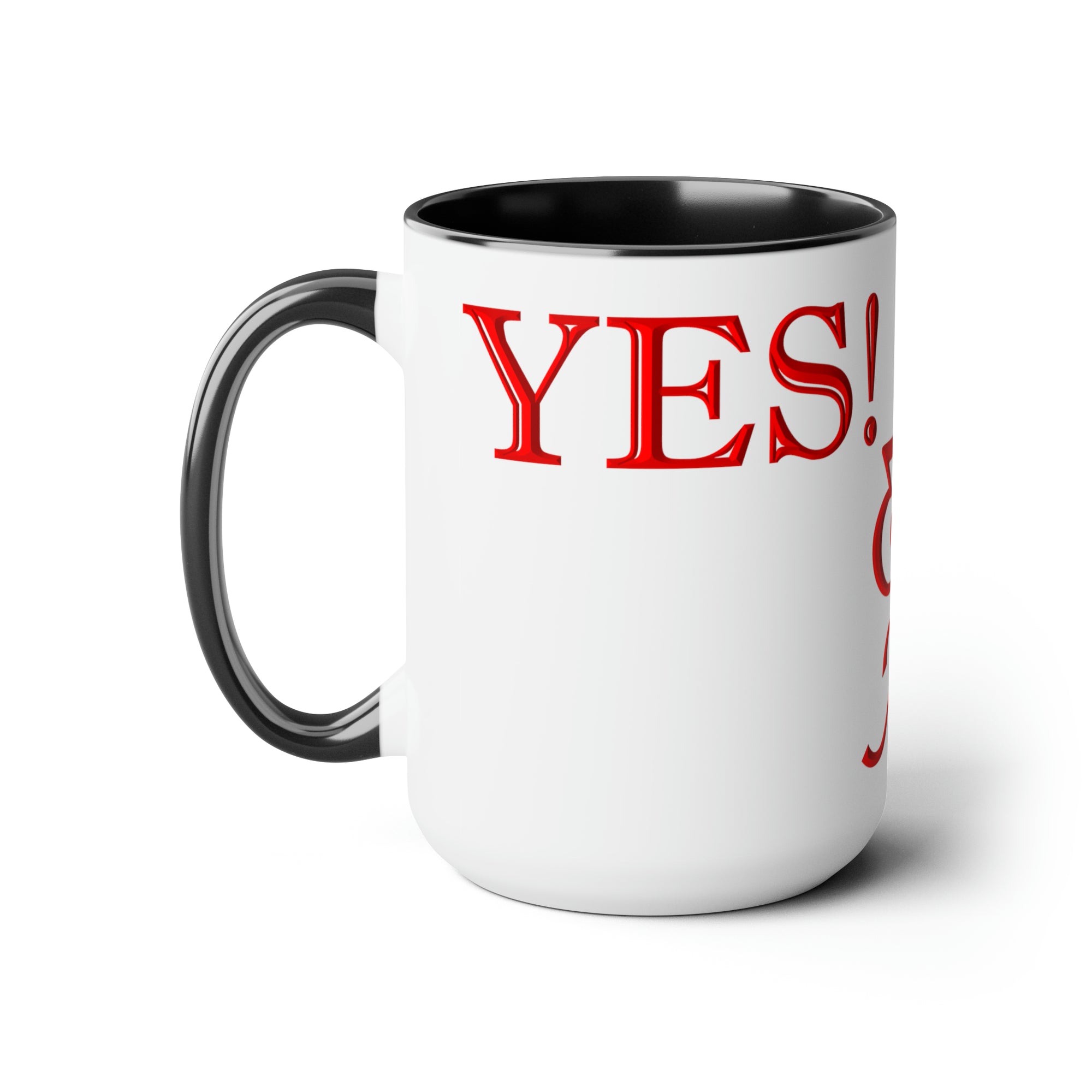 Yes! & Amen. (Red) Coffee Mugs, 15oz