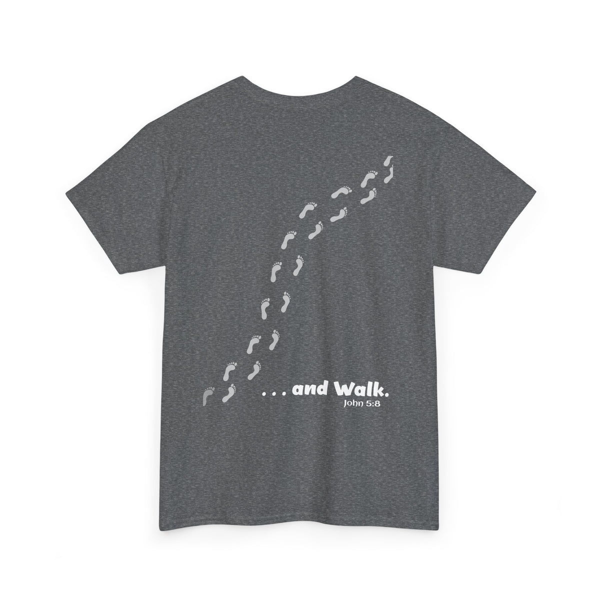 Take Up Thy Bed and Walk Unisex Heavy Cotton Tee