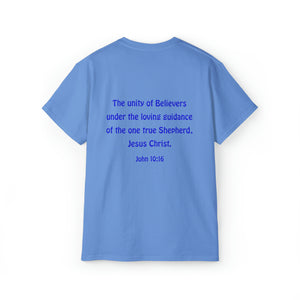 One Flock, One Shepherd (Blue) Unisex Ultra Cotton T-Shirt