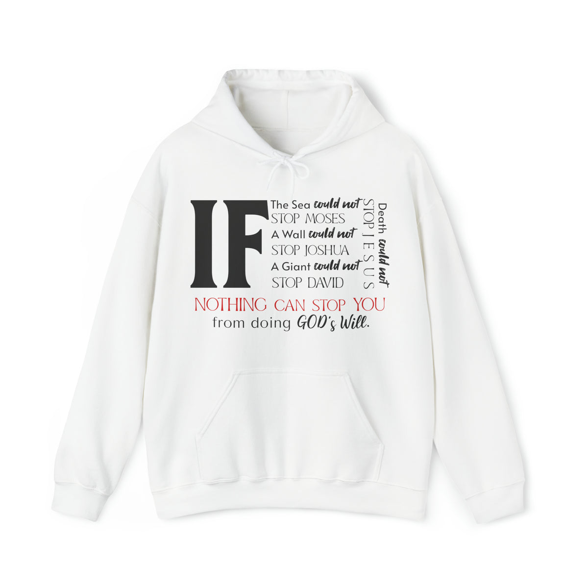 &quot; (blk lettering) - Unisex Hoodie
