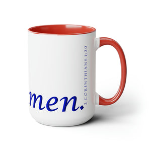 (Blue) Coffee Mugs, 15oz