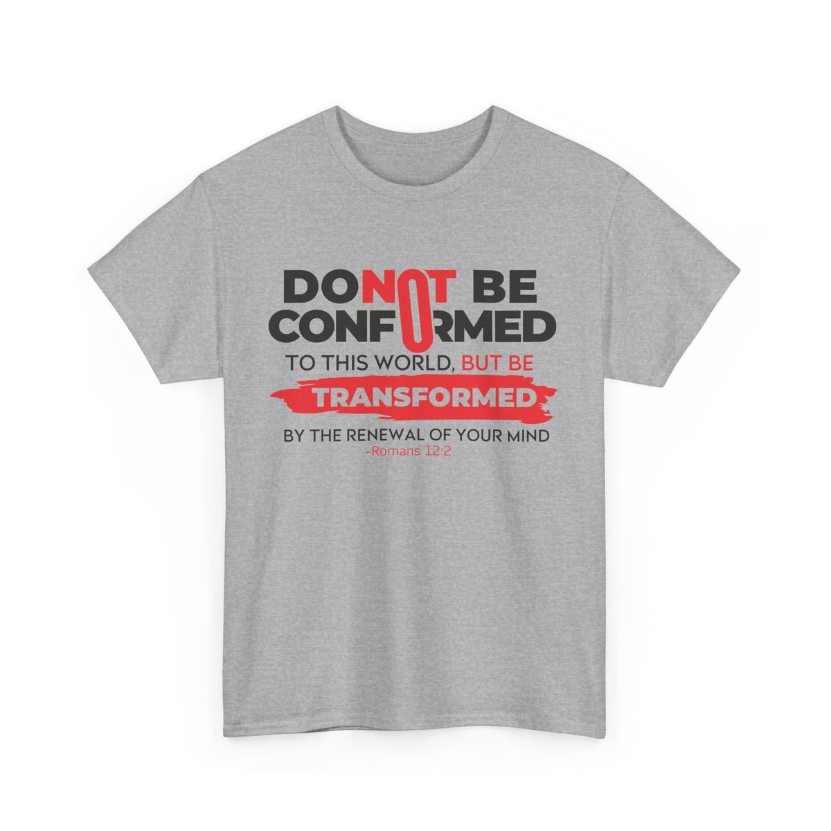 Romans 12:2 Unisex Ultra Cotton Tee