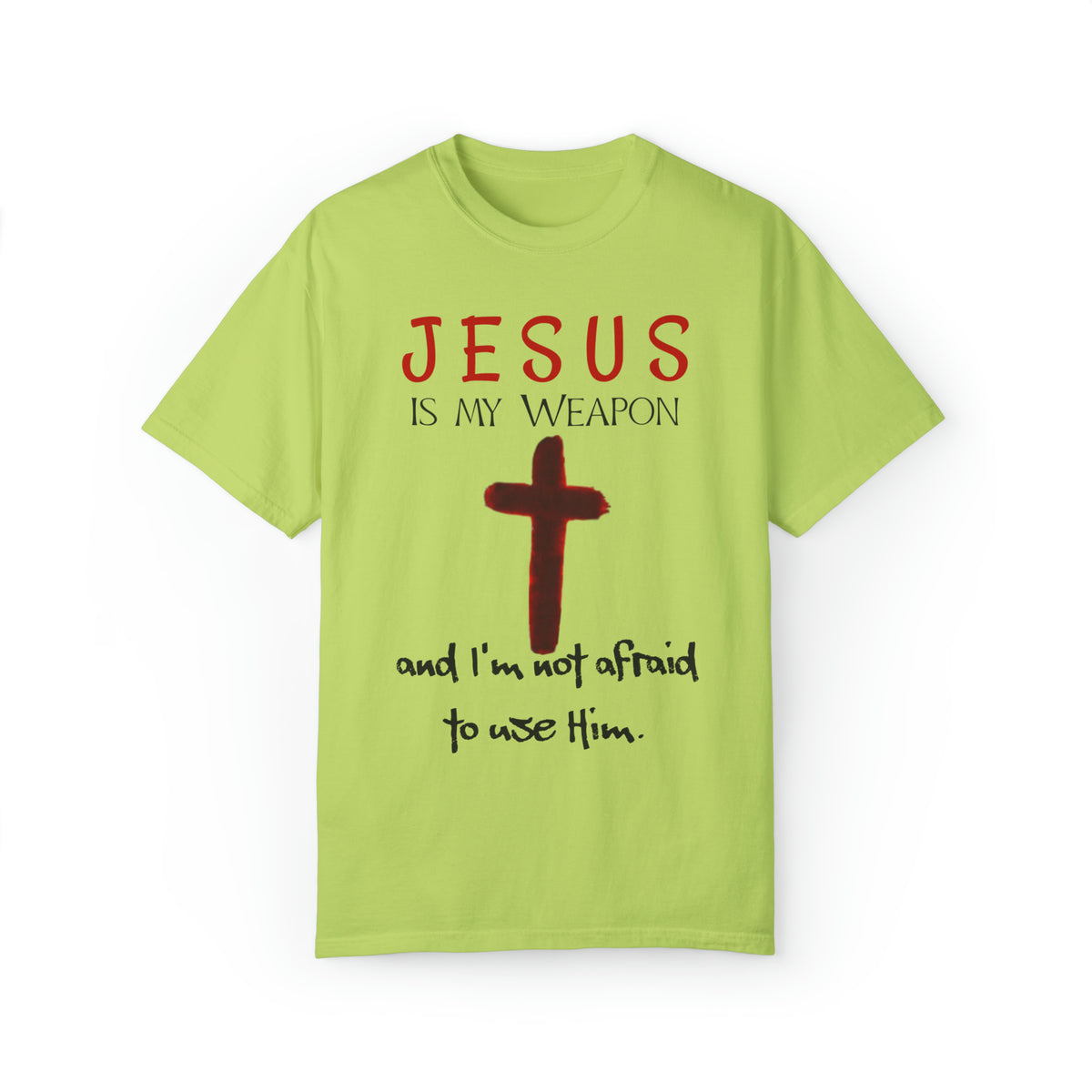 &quot;Jesus Is My Weapon ...&quot; - Unisex T-shirt (Black)