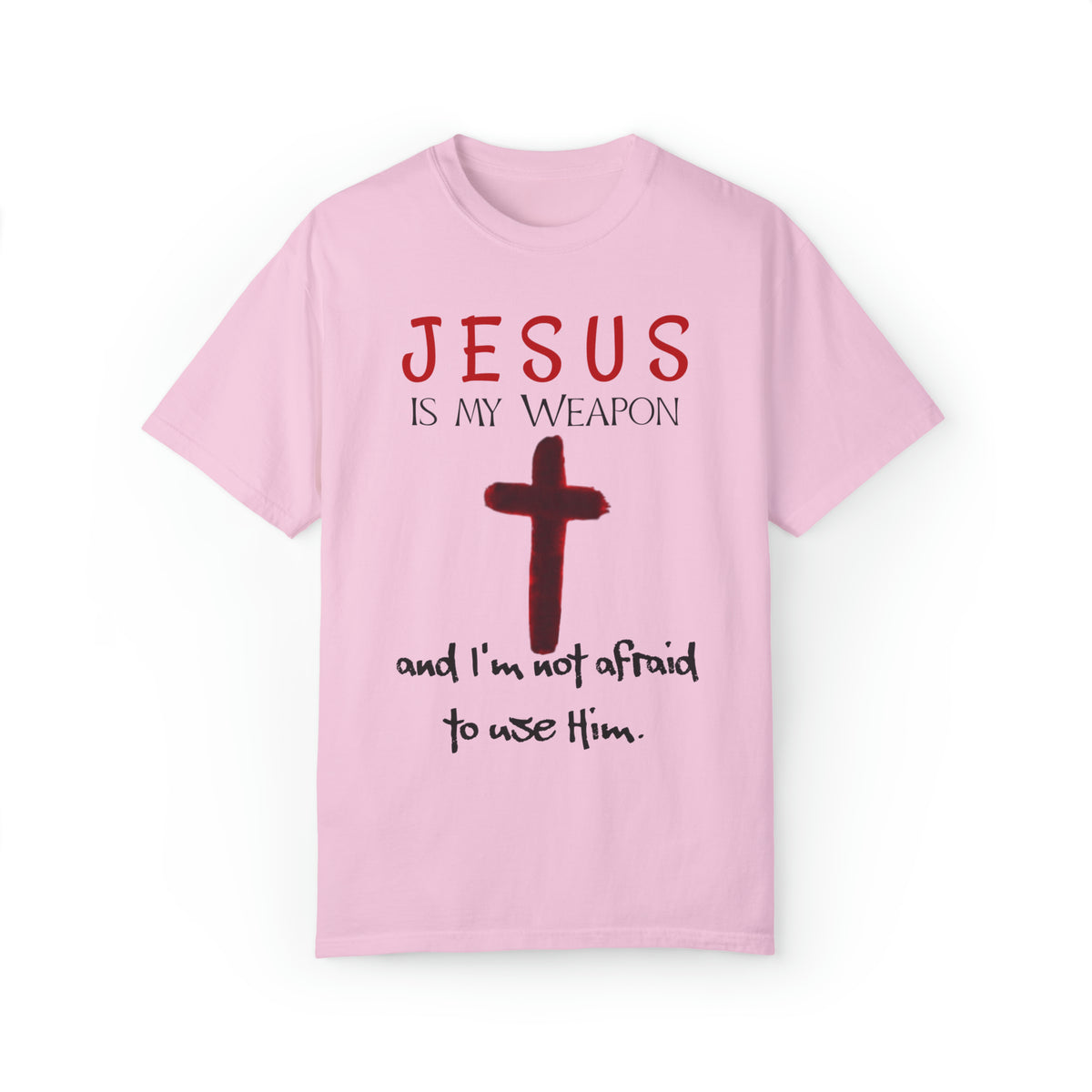 &quot;Jesus Is My Weapon ...&quot; - Unisex T-shirt (Black)