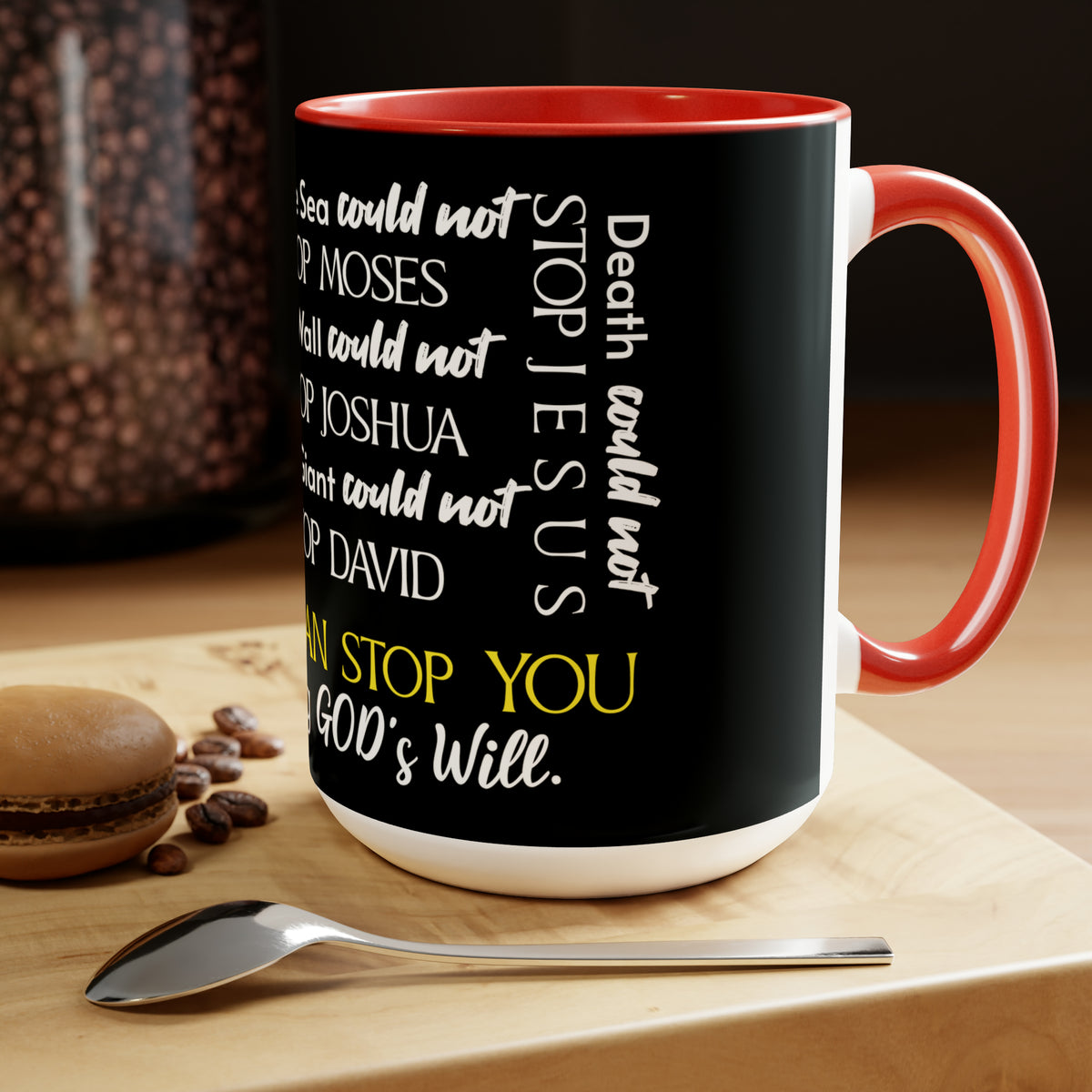 &quot;IF&quot; Two-Tone Coffee Mugs, 15oz