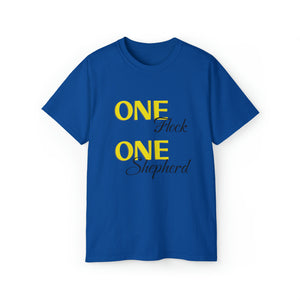 One Flock, One Shepherd (Black) Unisex Ultra Cotton T-Shirt