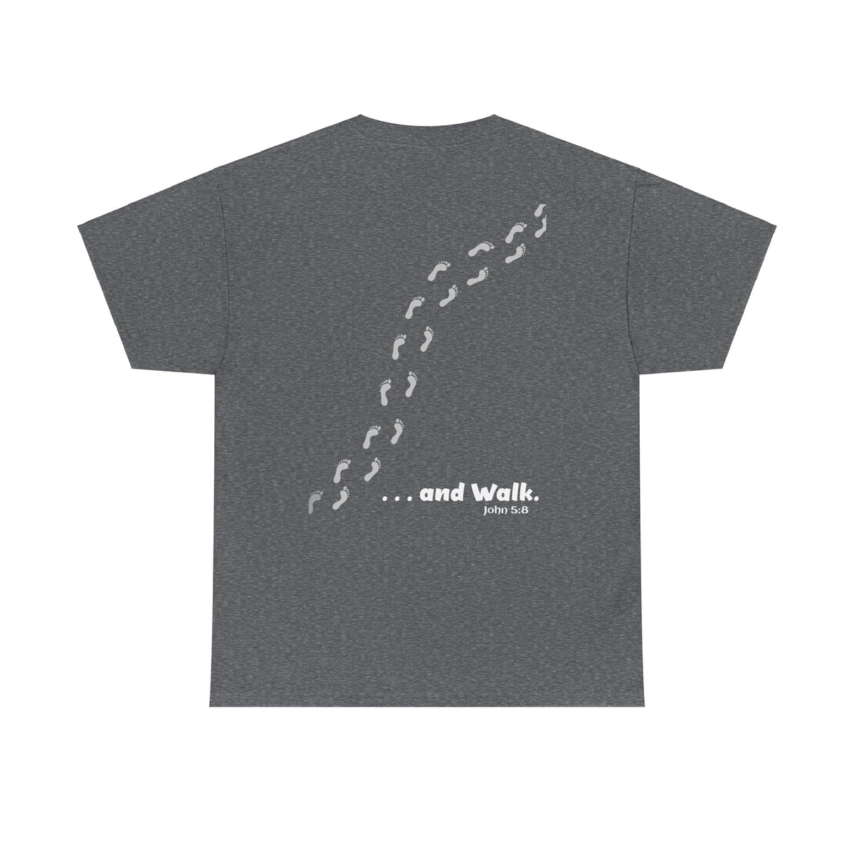 Take Up Thy Bed and Walk Unisex Heavy Cotton Tee