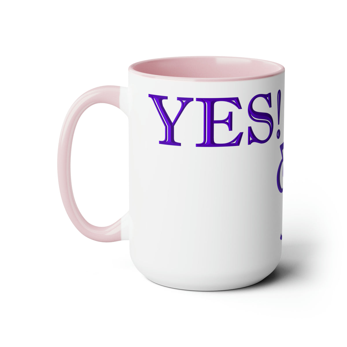 Yes! &amp; Amen. (Purple)  Coffee Mugs, 15oz