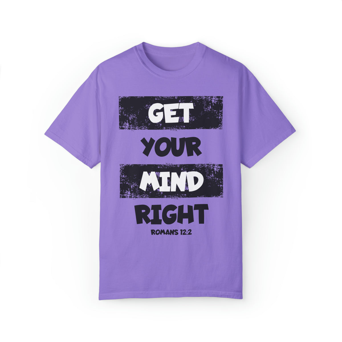 Get Your Mind Right Striped Unisex T-shirt