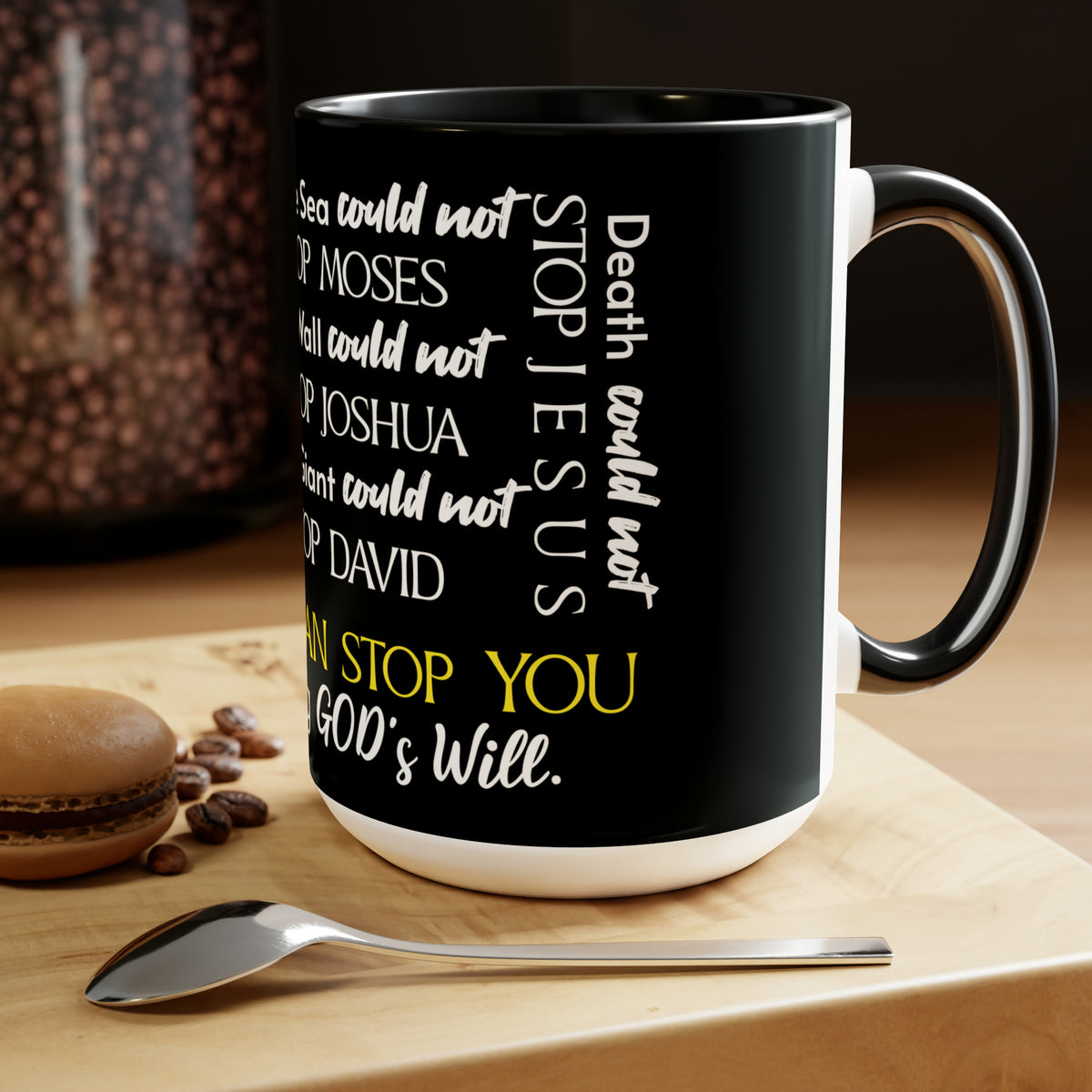 &quot;IF&quot; Two-Tone Coffee Mugs, 15oz