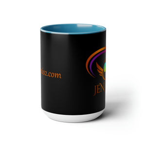 Jenesis2 (Black) 15oz Coffee Mug