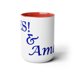 (Blue) Coffee Mugs, 15oz