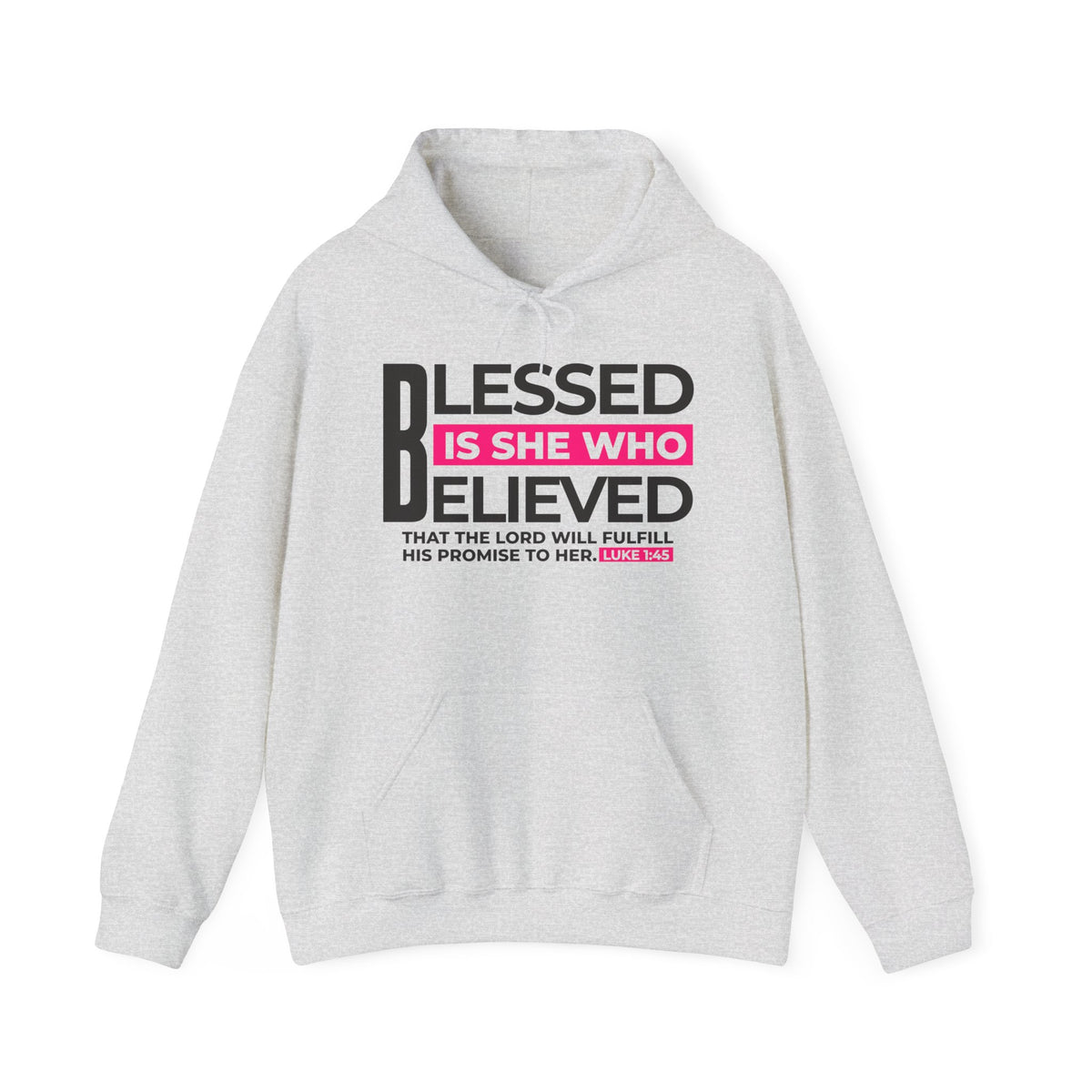 Blessed is She Who Believed Women&#39;s Heavy Blend™ Hoodie