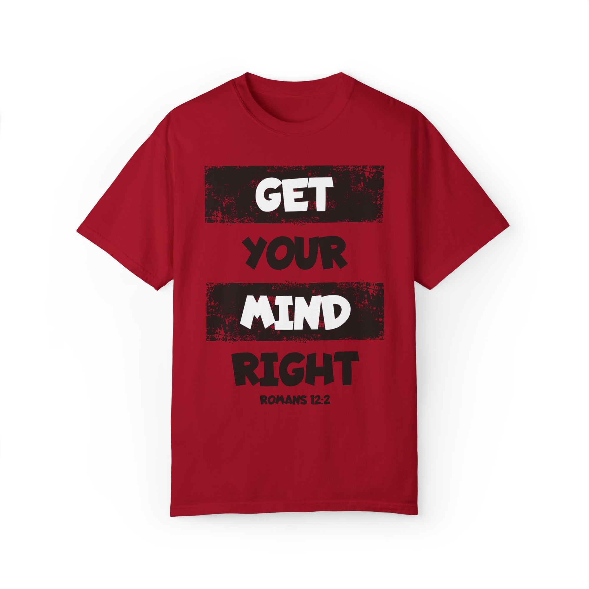 Get Your Mind Right Striped Unisex T-shirt