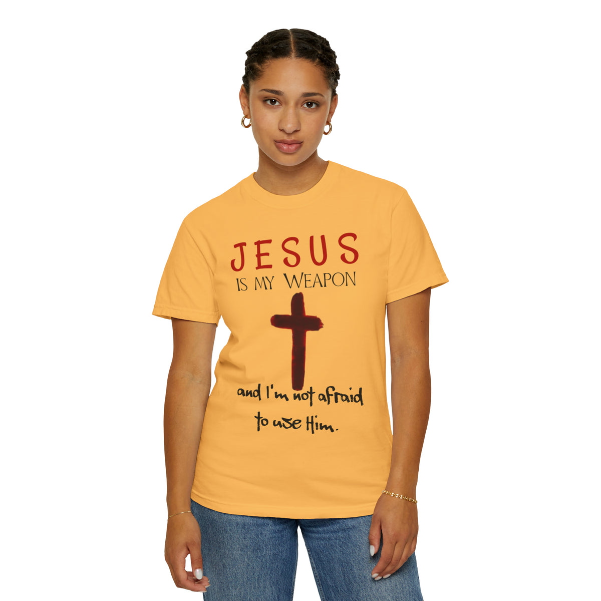 &quot;Jesus Is My Weapon ...&quot; - Unisex T-shirt (Black)