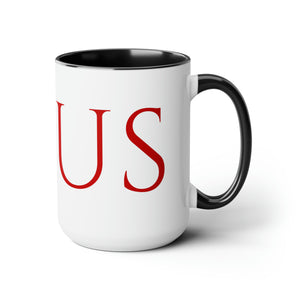 Jesus (Red lettering) 15 oz Coffee Mug