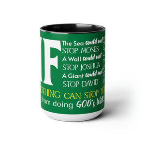 "IF" Two-Tone Coffee Mugs, 15oz