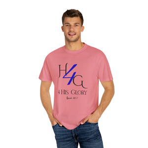 4 His Glory (blue) - Unisex T-shirt