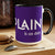 Chaplain (is on duty) (White/Purple) Two-Tone Coffee Mugs, 15oz