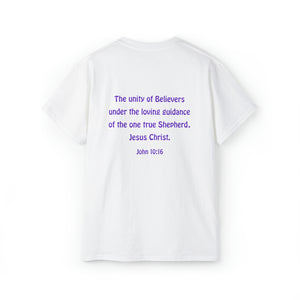 One Flock, One Shepherd (Purple) Unisex Ultra Cotton T-Shirt