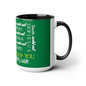 "IF" Two-Tone Coffee Mugs, 15oz