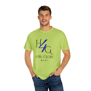 4 His Glory (blue) - Unisex T-shirt