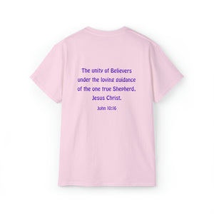 One Flock, One Shepherd (Purple) Unisex Ultra Cotton T-Shirt