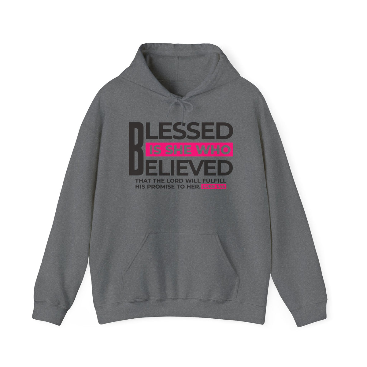 Blessed is She Who Believed Women&#39;s Heavy Blend™ Hoodie