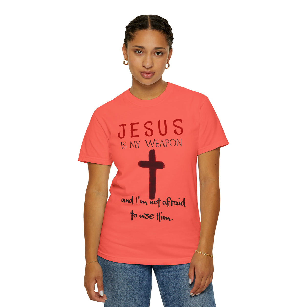 &quot;Jesus Is My Weapon ...&quot; - Unisex T-shirt (Black)