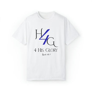 4 His Glory (blue) - Unisex T-shirt