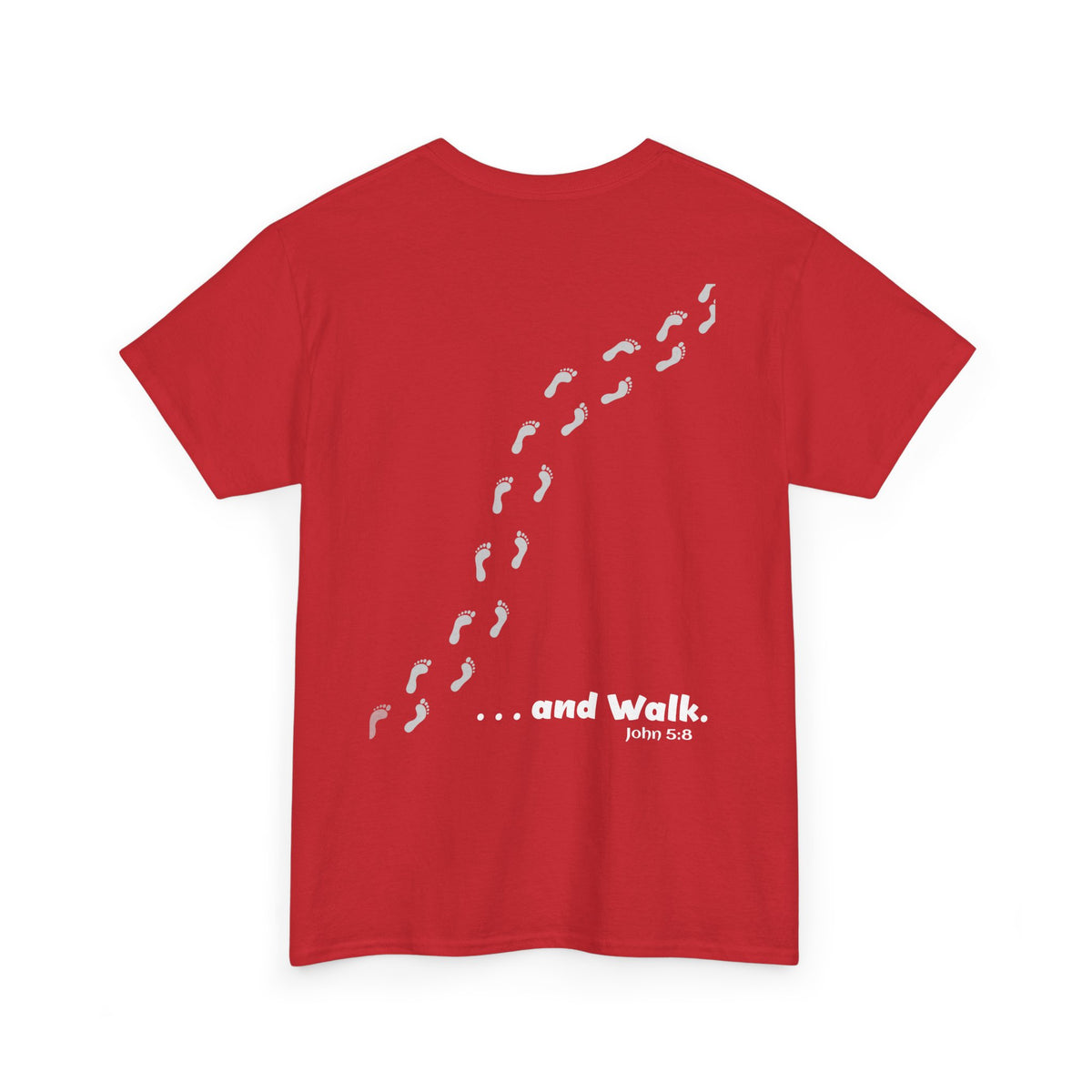 Take Up Thy Bed and Walk Unisex Heavy Cotton Tee