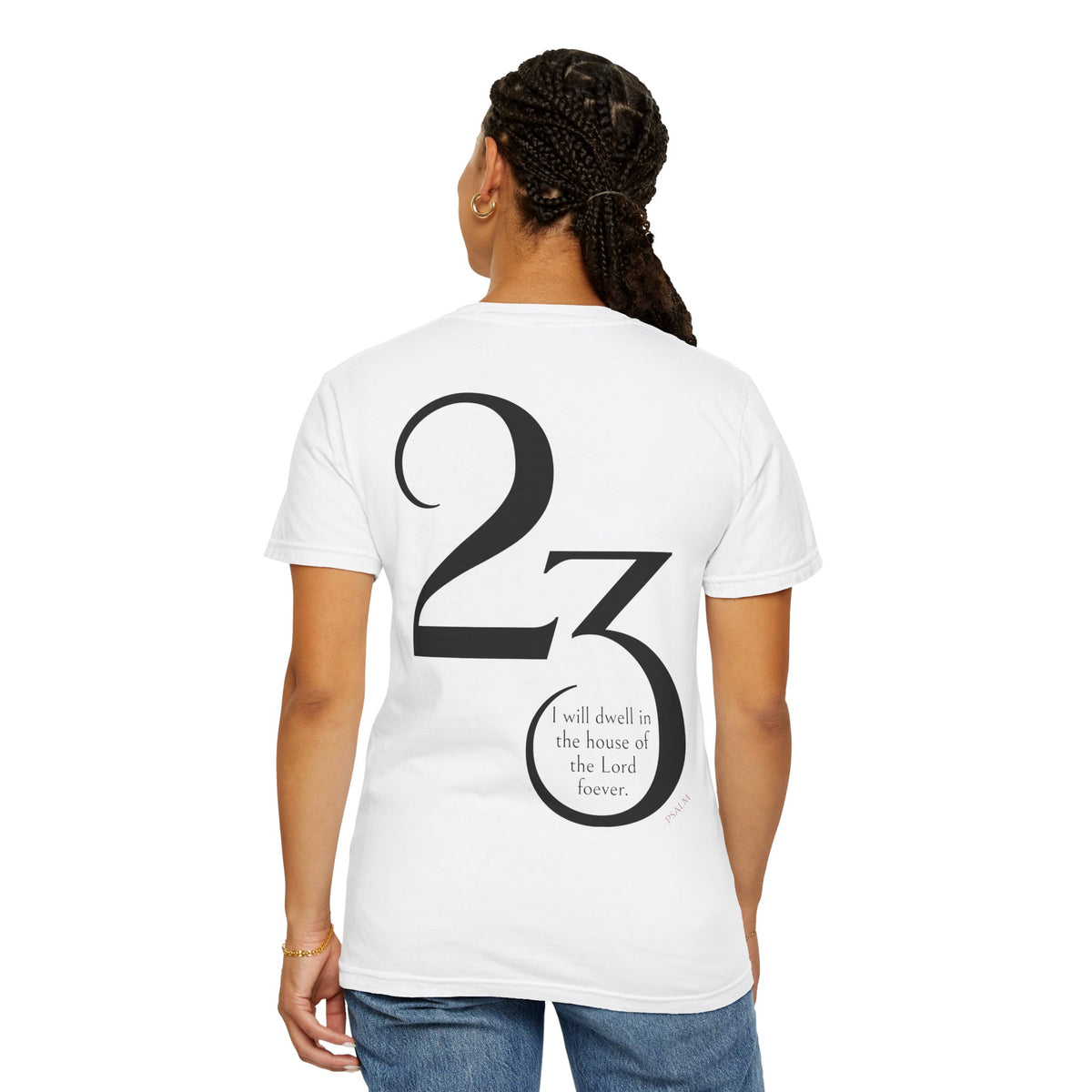 Psalm 23 Unisex Garment-Dyed T-shirt