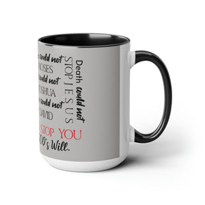 "IF" Two-Tone Coffee Mugs, 15oz