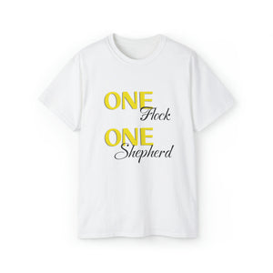 One Flock, One Shepherd (Black) Unisex Ultra Cotton T-Shirt