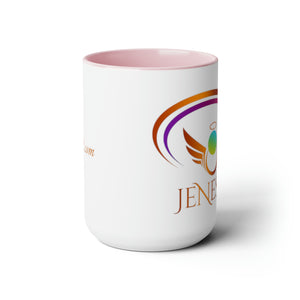 Jenesis2 Two-Tone Coffee Mugs, 15oz