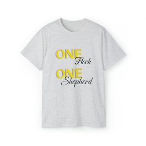 One Flock, One Shepherd (Black) Unisex Ultra Cotton T-Shirt