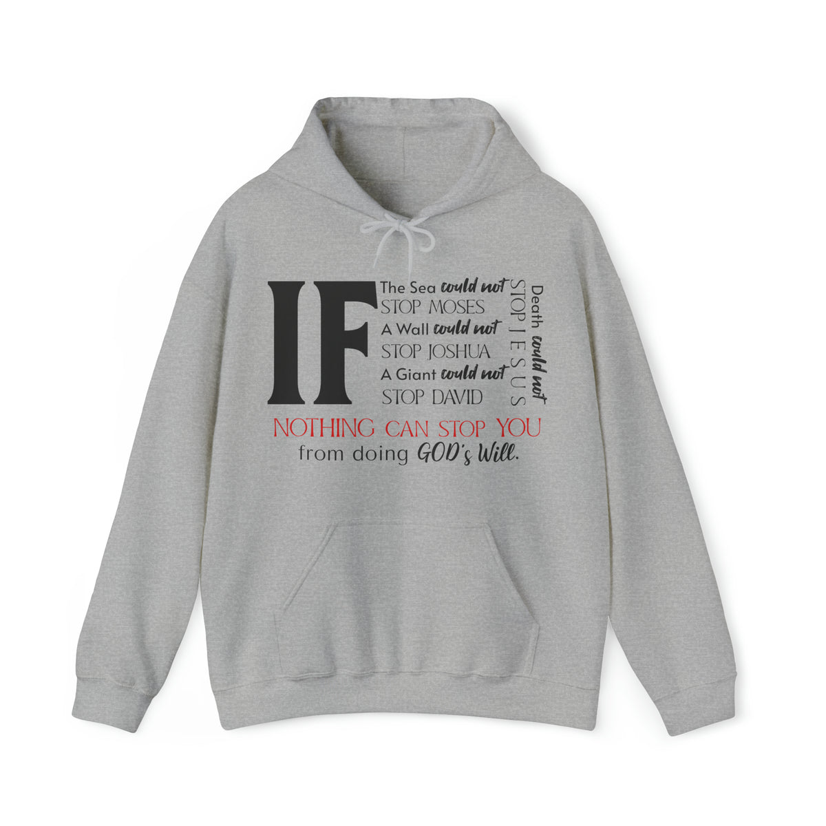 &quot; (blk lettering) - Unisex Hoodie