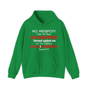 "No weapon formed against me shall prosper" Unisex Heavy Blend™ Hoodie