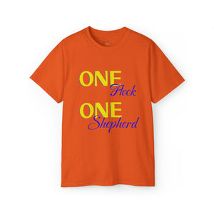 One Flock, One Shepherd (Blue) Unisex Ultra Cotton T-Shirt