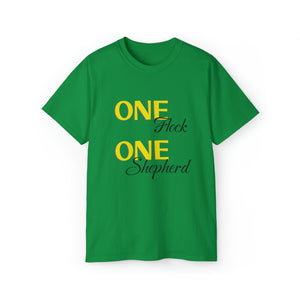 One Flock, One Shepherd (Black) Unisex Ultra Cotton T-Shirt