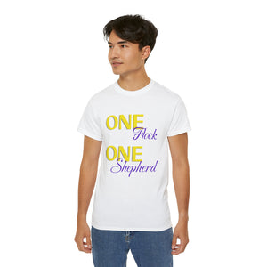 One Flock, One Shepherd (Purple) Unisex Ultra Cotton T-Shirt