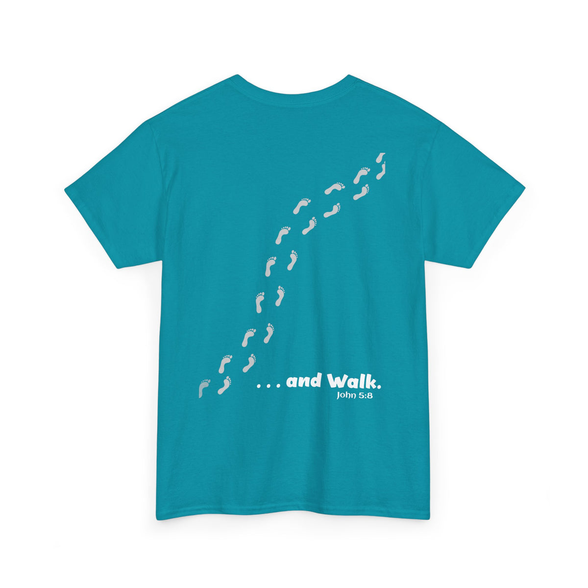 Take Up Thy Bed and Walk Unisex Heavy Cotton Tee