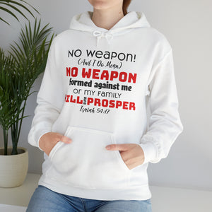 "No weapon formed against me shall prosper" Unisex Heavy Blend™ Hoodie